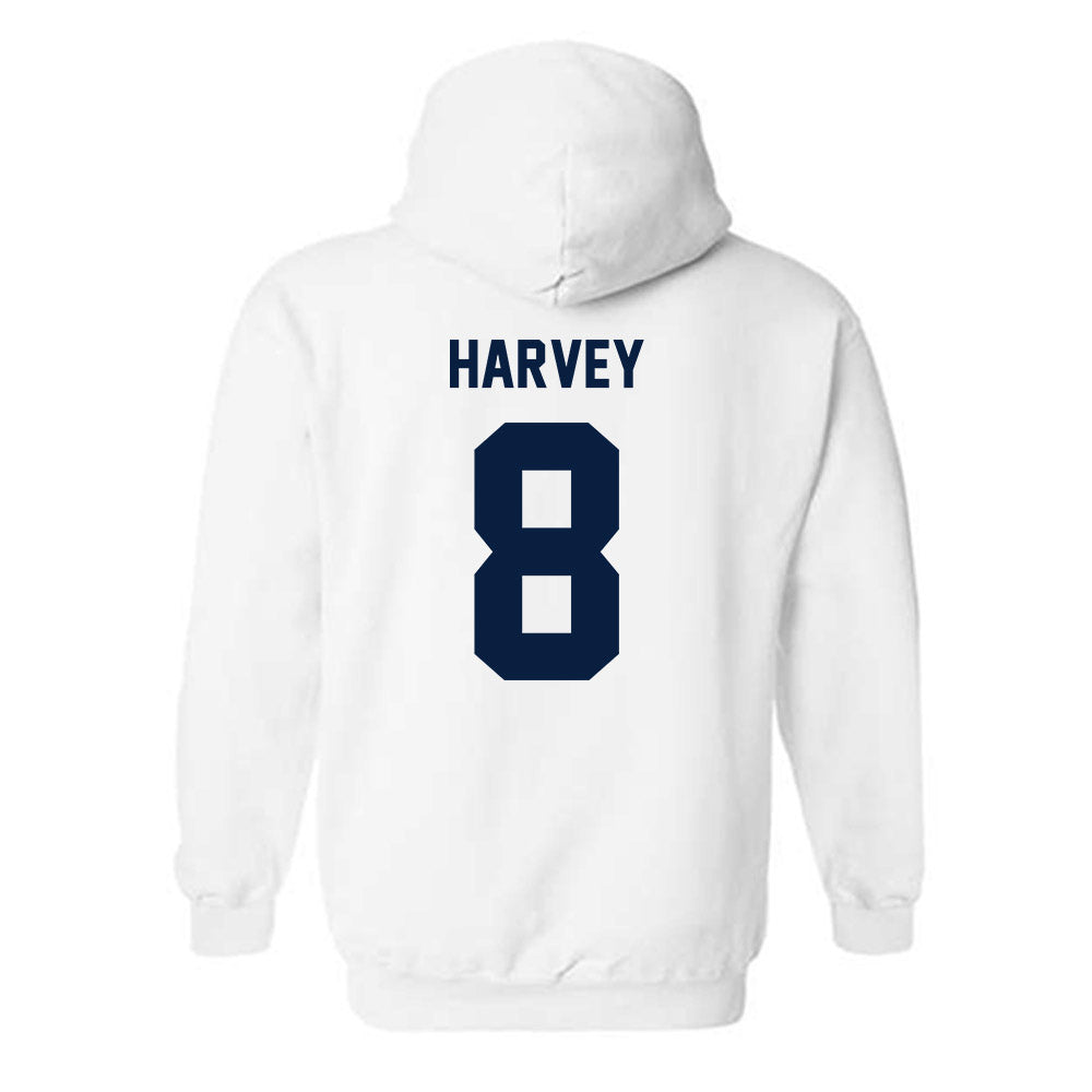 Monmouth - NCAA Men's Basketball : OMarion Harvey - Classic Shersey Hooded Sweatshirt-1