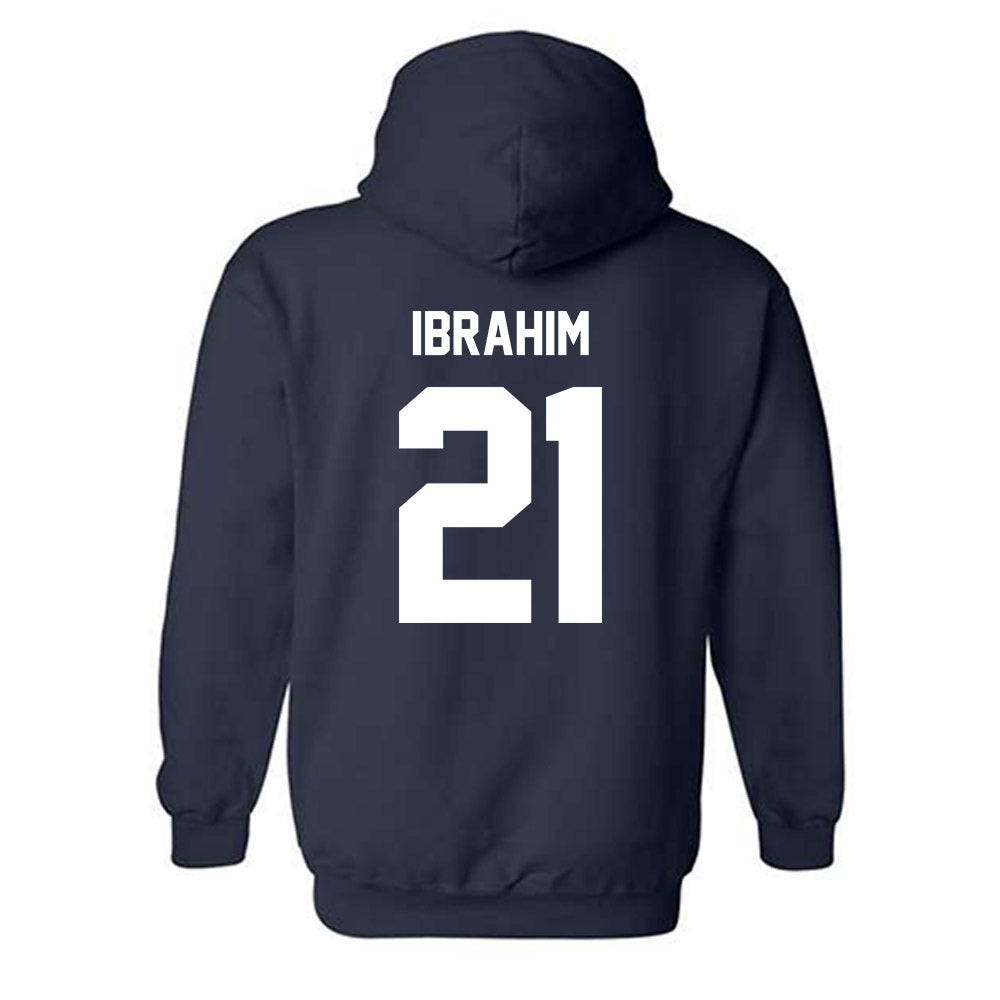 Monmouth - NCAA Football : Omar Ibrahim - Classic Shersey Hooded Sweatshirt-1
