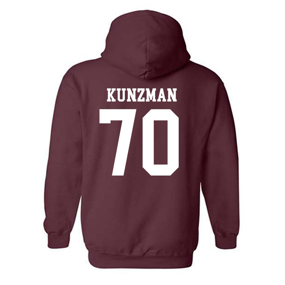 NSU - NCAA Football : Jeffrey Kunzman - Classic Shersey Hooded Sweatshirt-1