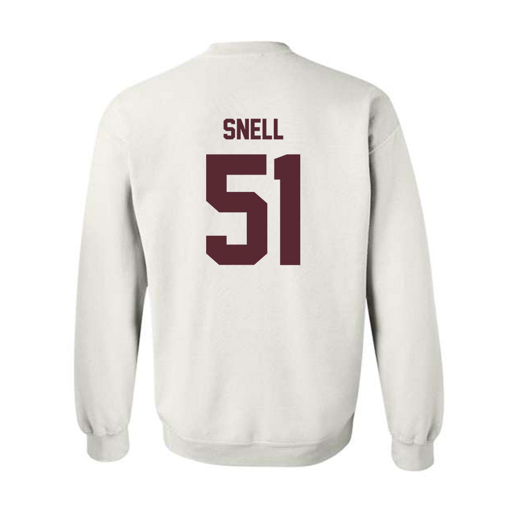 Texas State - NCAA Football : Darian Snell - Crewneck Sweatshirt-1