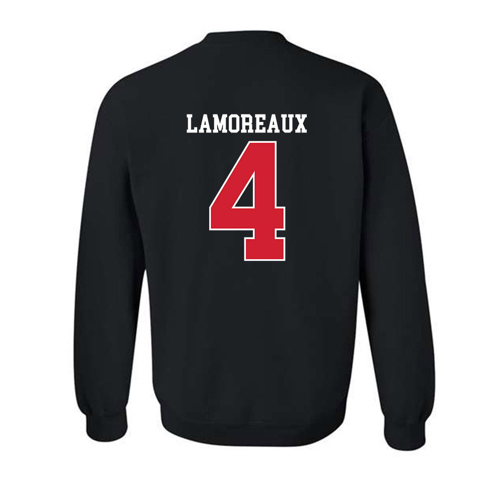 Fairfield - NCAA Women's Basketball : Kaety Lamoreaux - Classic Shersey Crewneck Sweatshirt-1