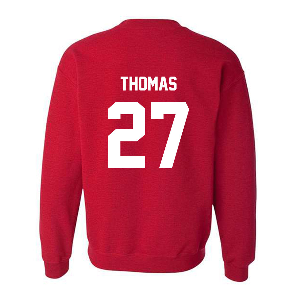 Arkansas State - NCAA Football : AJ Thomas - Classic Shersey Crewneck Sweatshirt-3