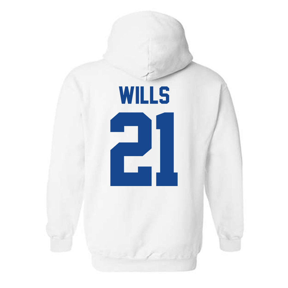 Grand Valley - NCAA Football : Quinn Wills - Classic Shersey Hooded Sweatshirt-1