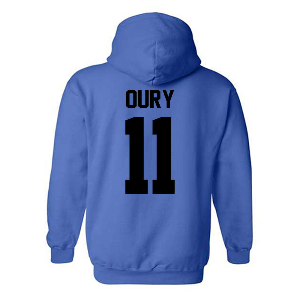 Grand Valley - NCAA Football : Noah Oury - Classic Shersey Hooded Sweatshirt-1