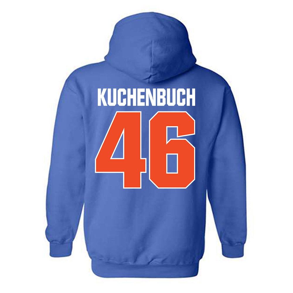 Boise State - NCAA Football : Carter Kuchenbuch - Sport Shersey Hooded Sweatshirt-1