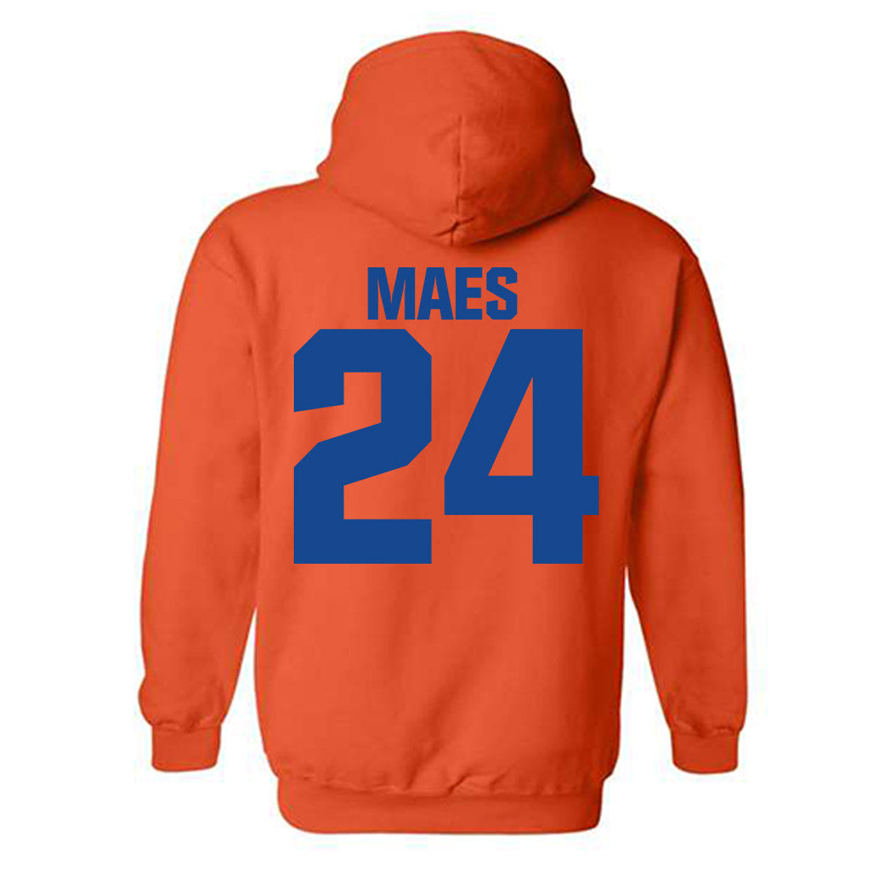 Boise State - NCAA Football : AJ Maes - Sport Shersey Hooded Sweatshirt-1