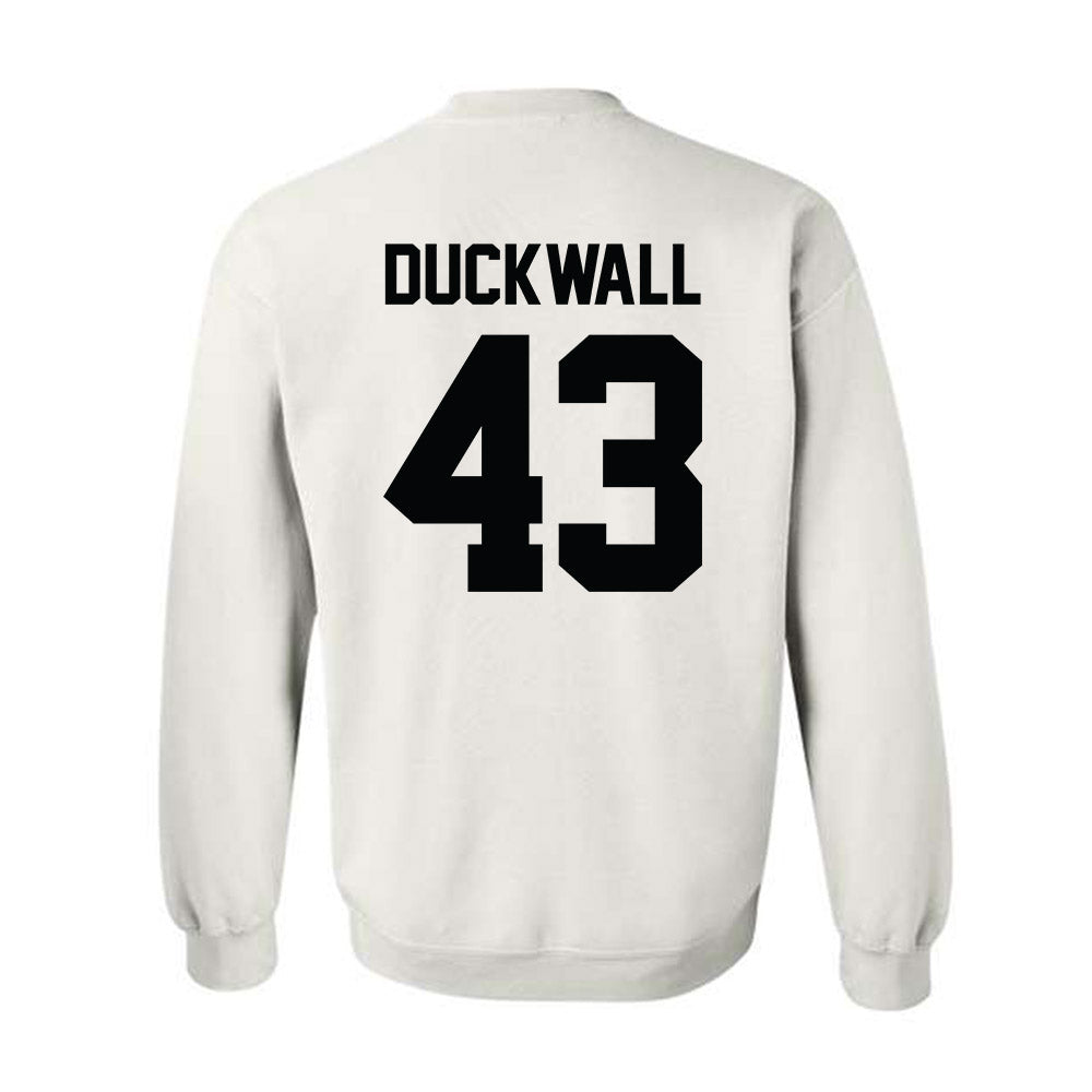 Furman - NCAA Football : Max Duckwall - Classic Shersey Crewneck Sweatshirt-1