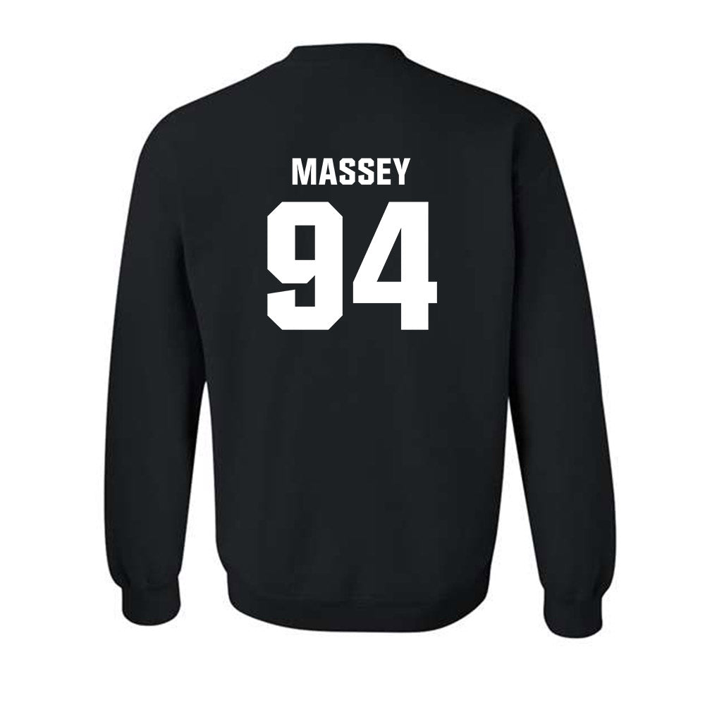 UNC Charlotte - NCAA Football : Takeo Massey - Classic Shersey Crewneck Sweatshirt-1