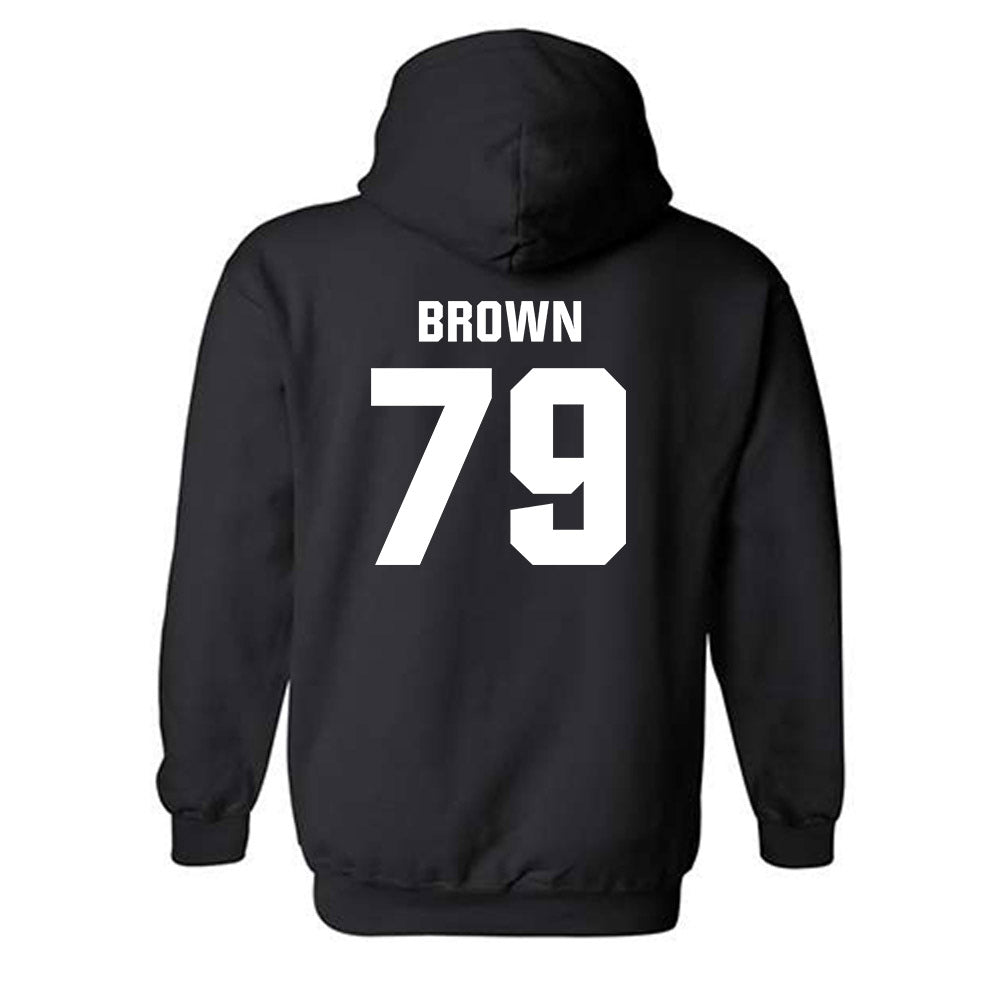 UNC Charlotte - NCAA Football : Tristen Brown - Classic Shersey Hooded Sweatshirt-1