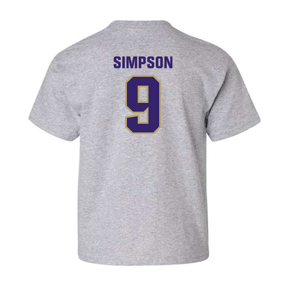 JMU - NCAA Football : Keitrone Simpson - Classic Shersey Youth T-Shirt-1