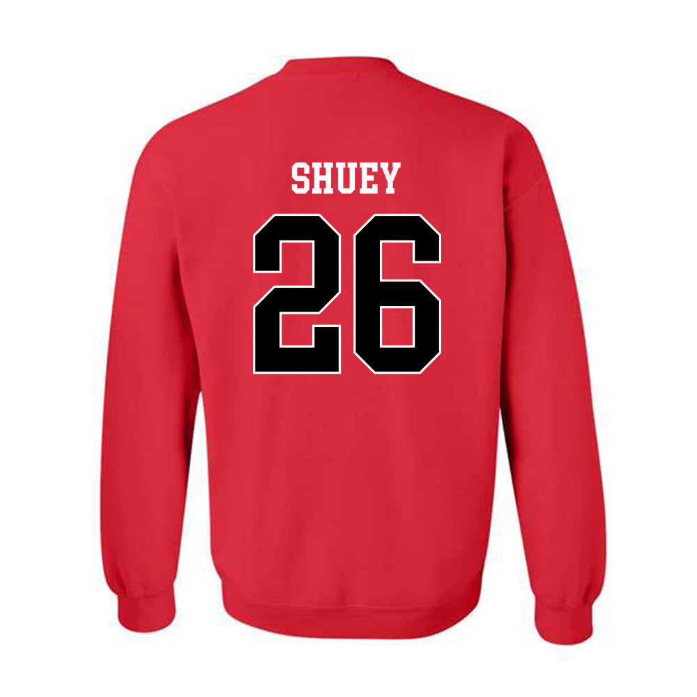 Illinois State - NCAA Baseball : John Shuey - Classic Shersey Crewneck Sweatshirt-1