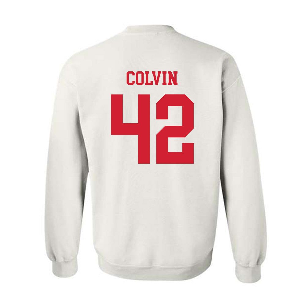 Illinois State - NCAA Football : Draivyn Colvin - Classic Shersey Crewneck Sweatshirt-1