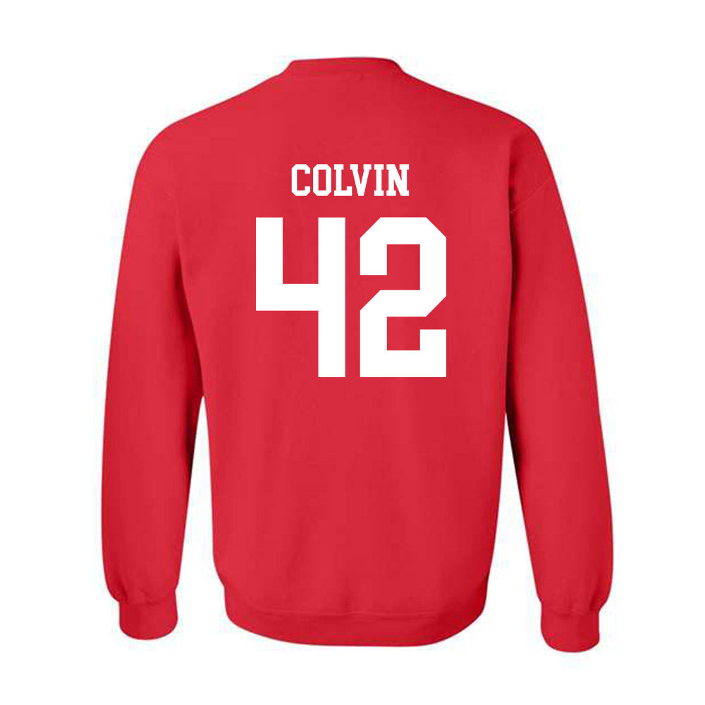 Illinois State - NCAA Football : Draivyn Colvin - Classic Shersey Crewneck Sweatshirt-1