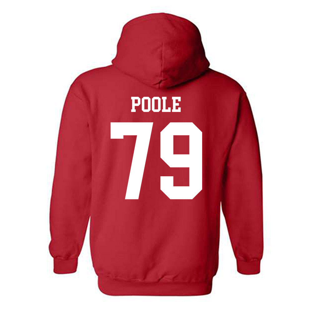 Illinois State - NCAA Football : Zach Poole - Classic Shersey Hooded Sweatshirt-1