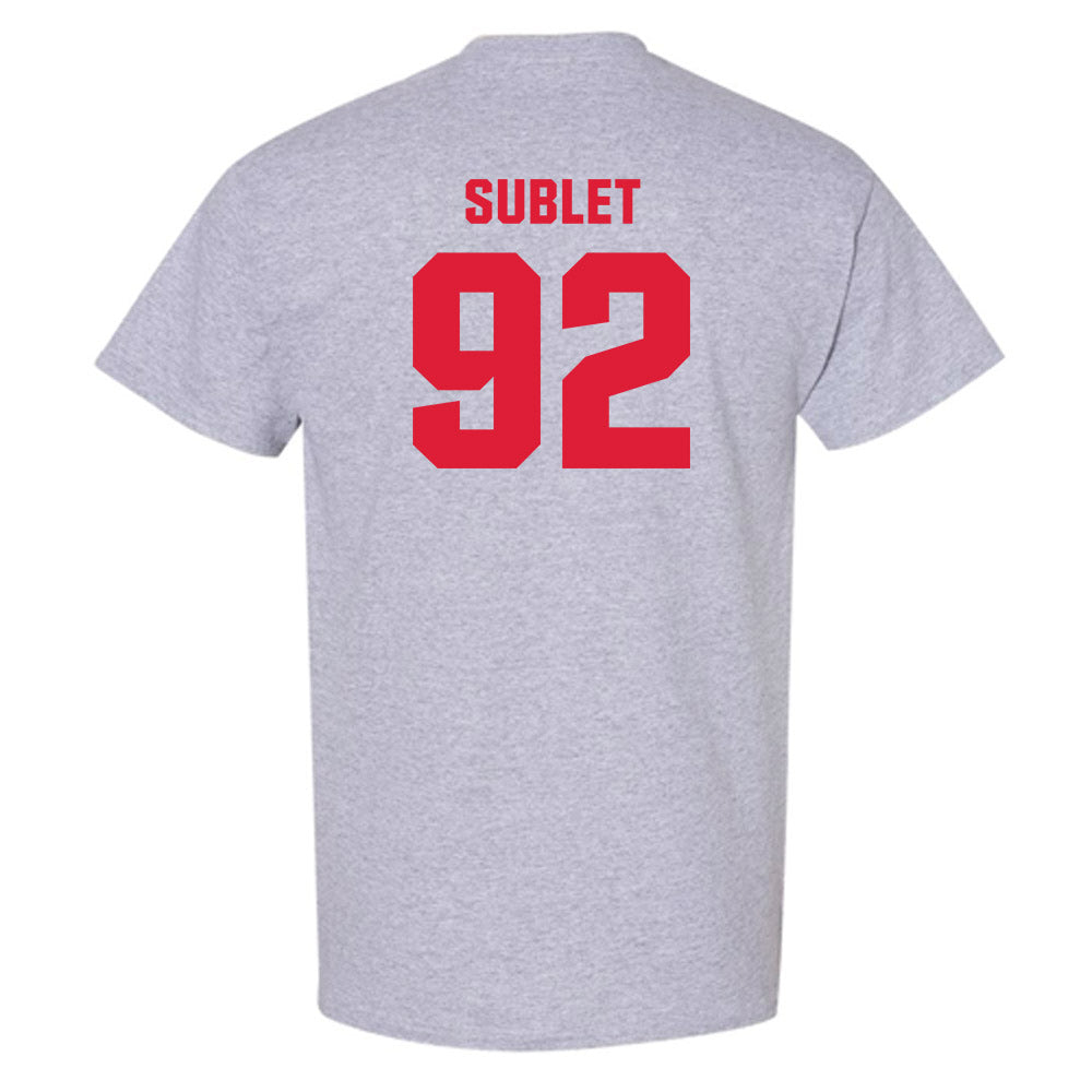 Lamar - NCAA Football : Broderick Sublet - Classic Shersey T-Shirt-1