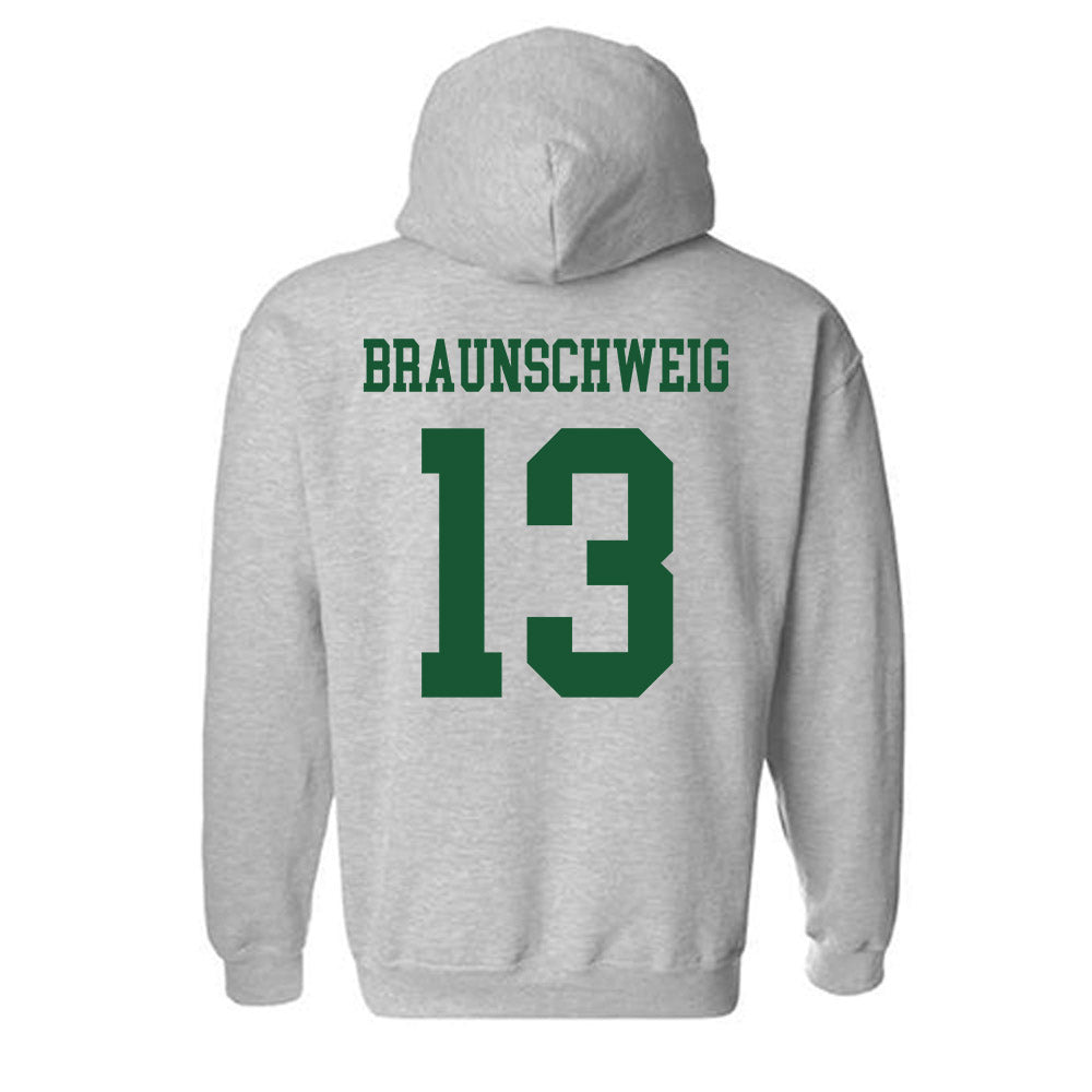 UAB - NCAA Baseball : Logan Braunschweig - Classic Shersey Hooded Sweatshirt-1