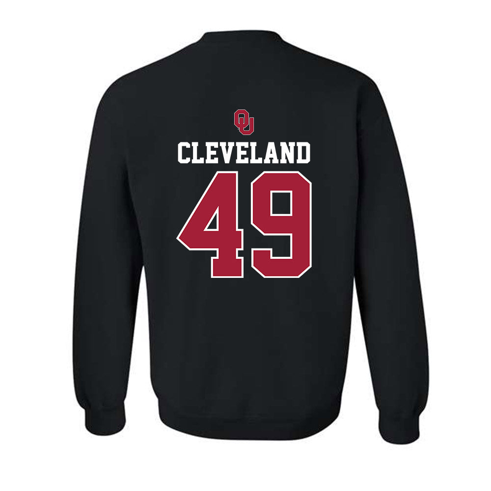 Oklahoma - NCAA Baseball : Jackson Cleveland - Fashion Shersey Crewneck Sweatshirt-1
