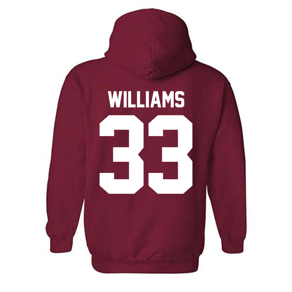 Oklahoma - NCAA Baseball : Isaac Williams - Fashion Shersey Hooded Sweatshirt-1