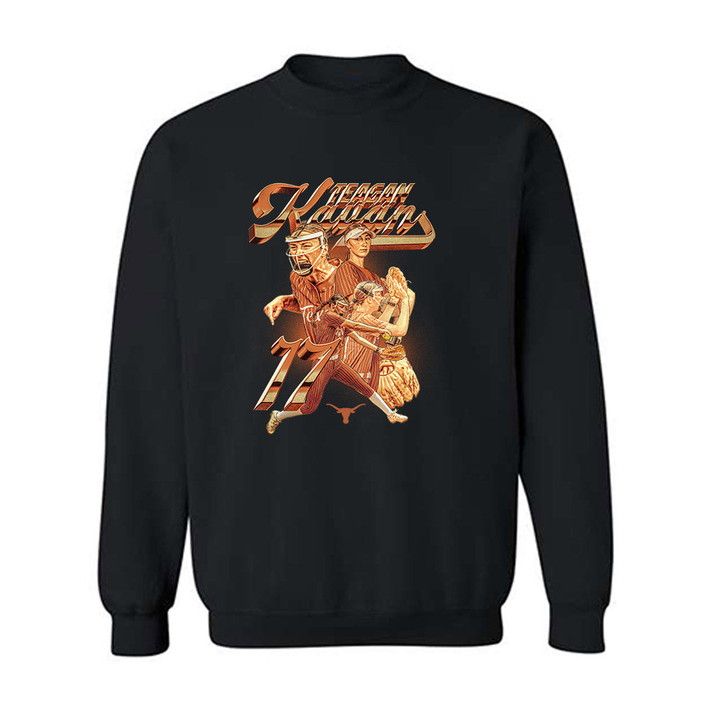 Texas - NCAA Softball : Teagan Kavan - Crewneck Sweatshirt Player Collage