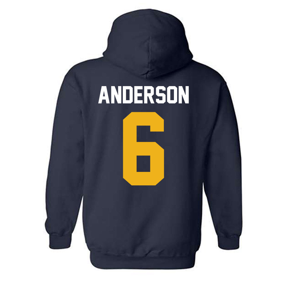 Texas A&M Commerce - NCAA Football : Kyree Anderson - Classic Fashion Shersey Hooded Sweatshirt-1