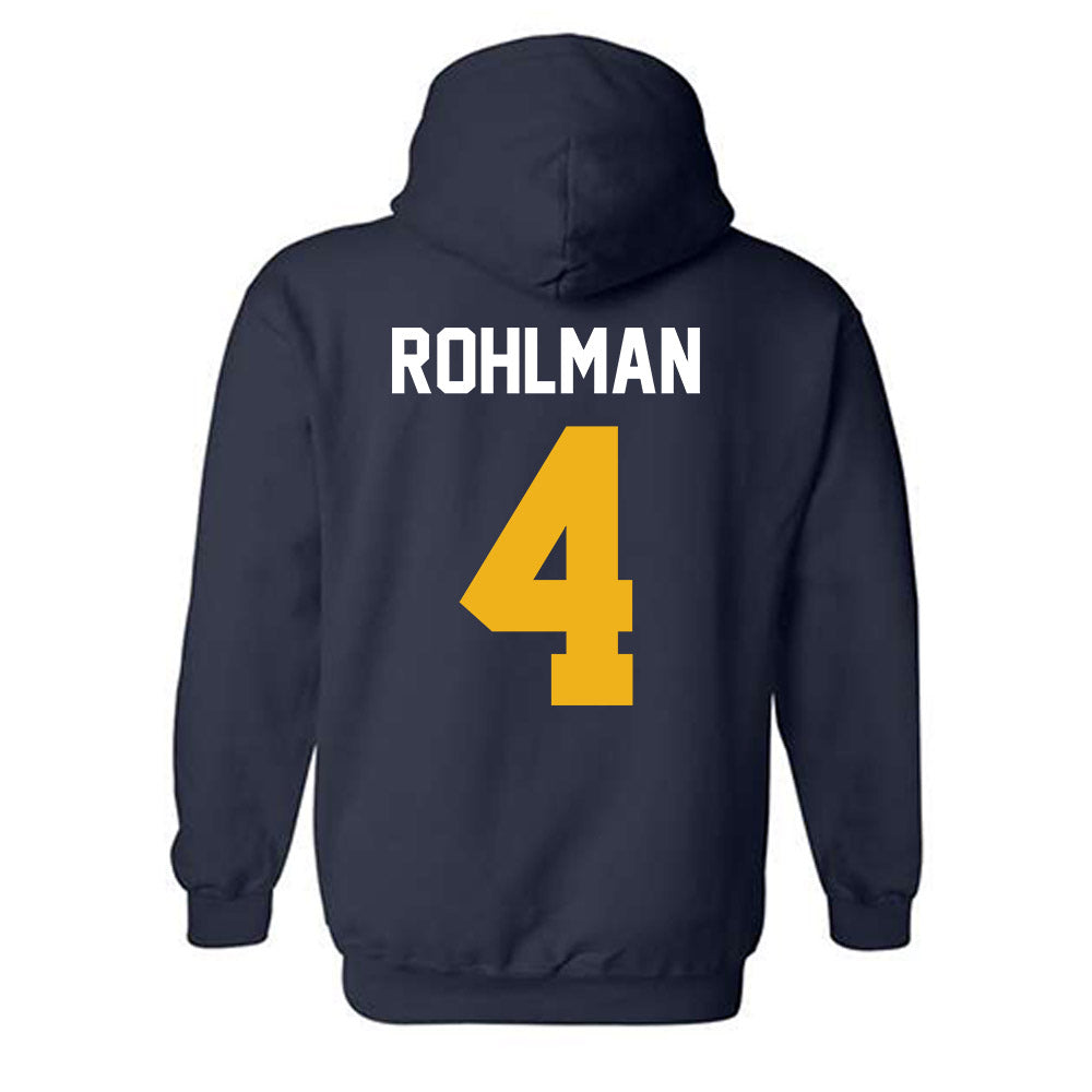 - NCAA Softball : Avery Rohlman - Classic Fashion Shersey Hooded Sweatshirt-1