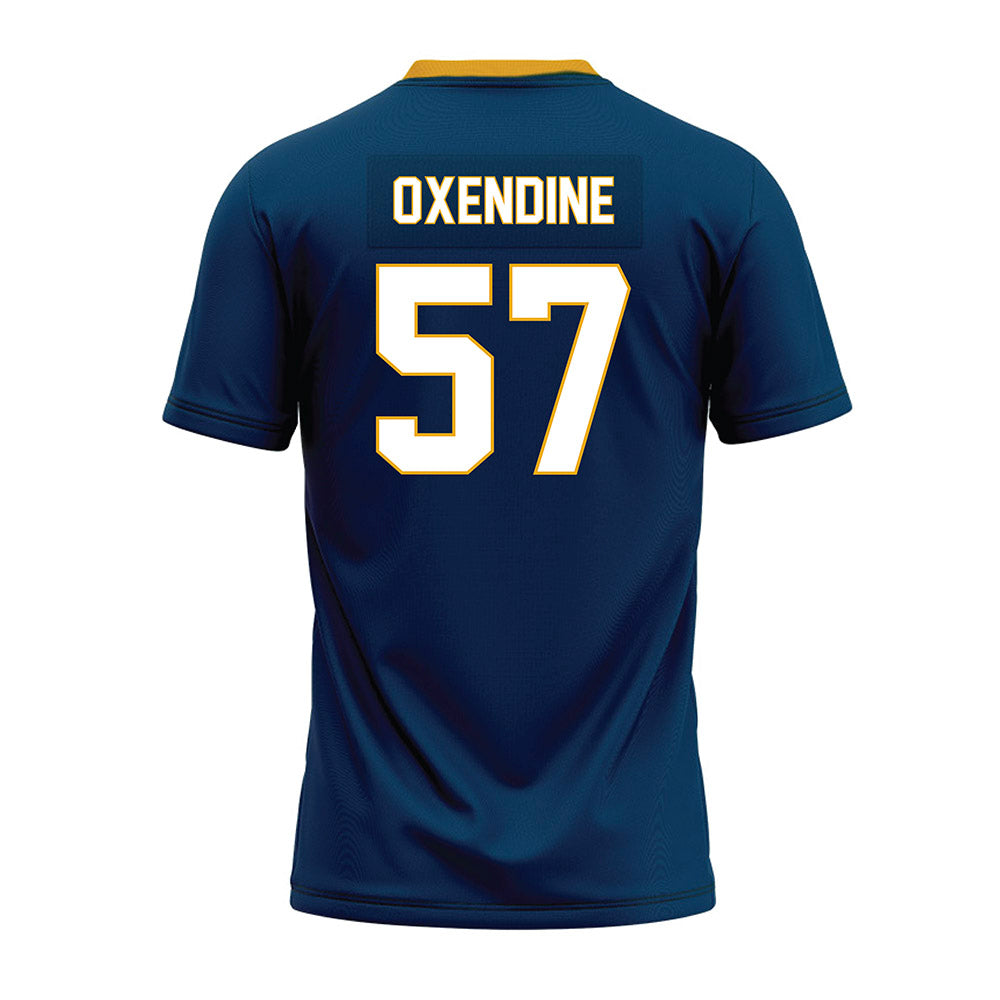 ETAMU - NCAA Football : Drewvon Oxendine - Navy Premium Football Jersey-1