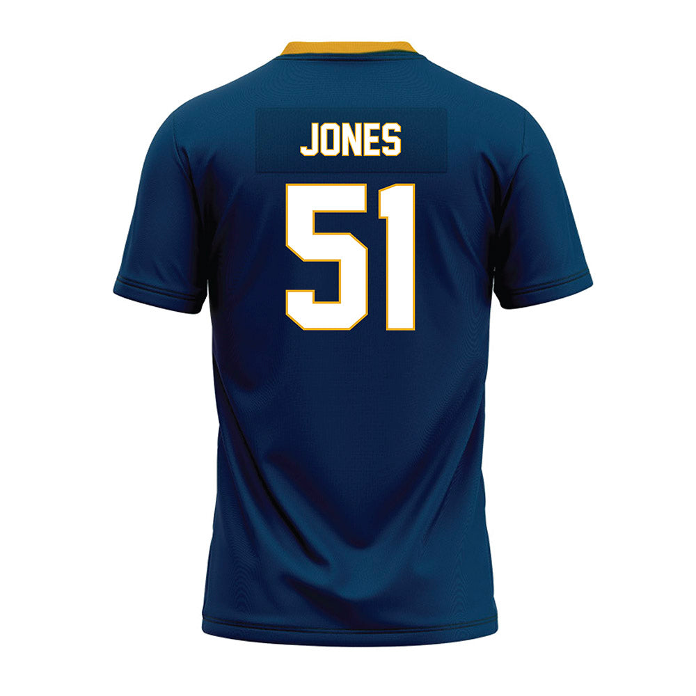 ETAMU - NCAA Football : Quamire Jones - Navy Premium Football Jersey-1