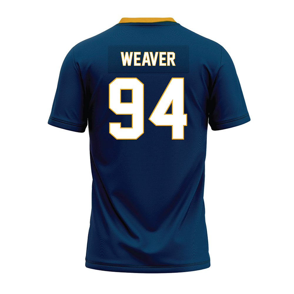 ETAMU - NCAA Football : Zachary Weaver - Navy Premium Football Jersey-1