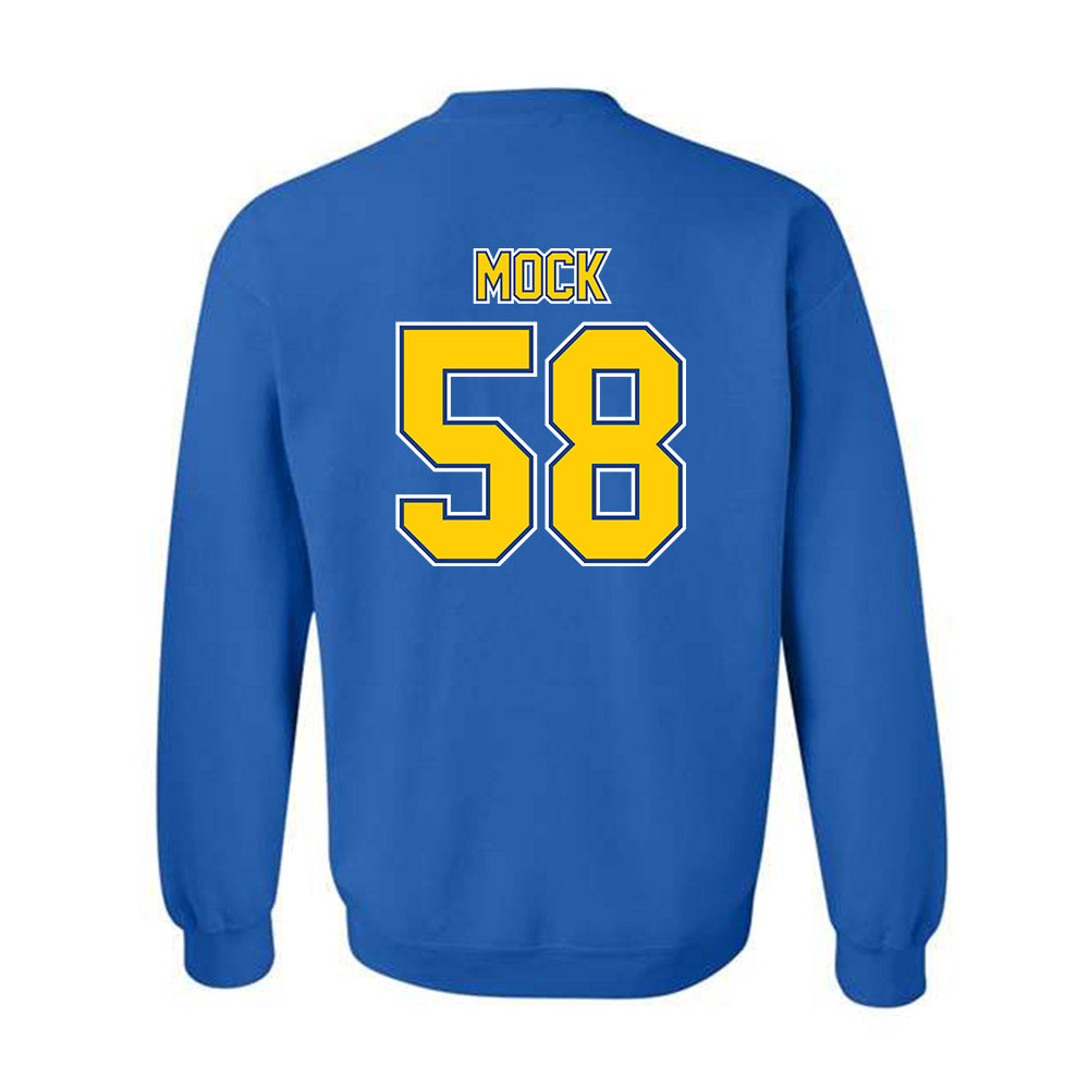 McNeese State - NCAA Football : Hudson Mock - Classic Shersey Crewneck Sweatshirt-1