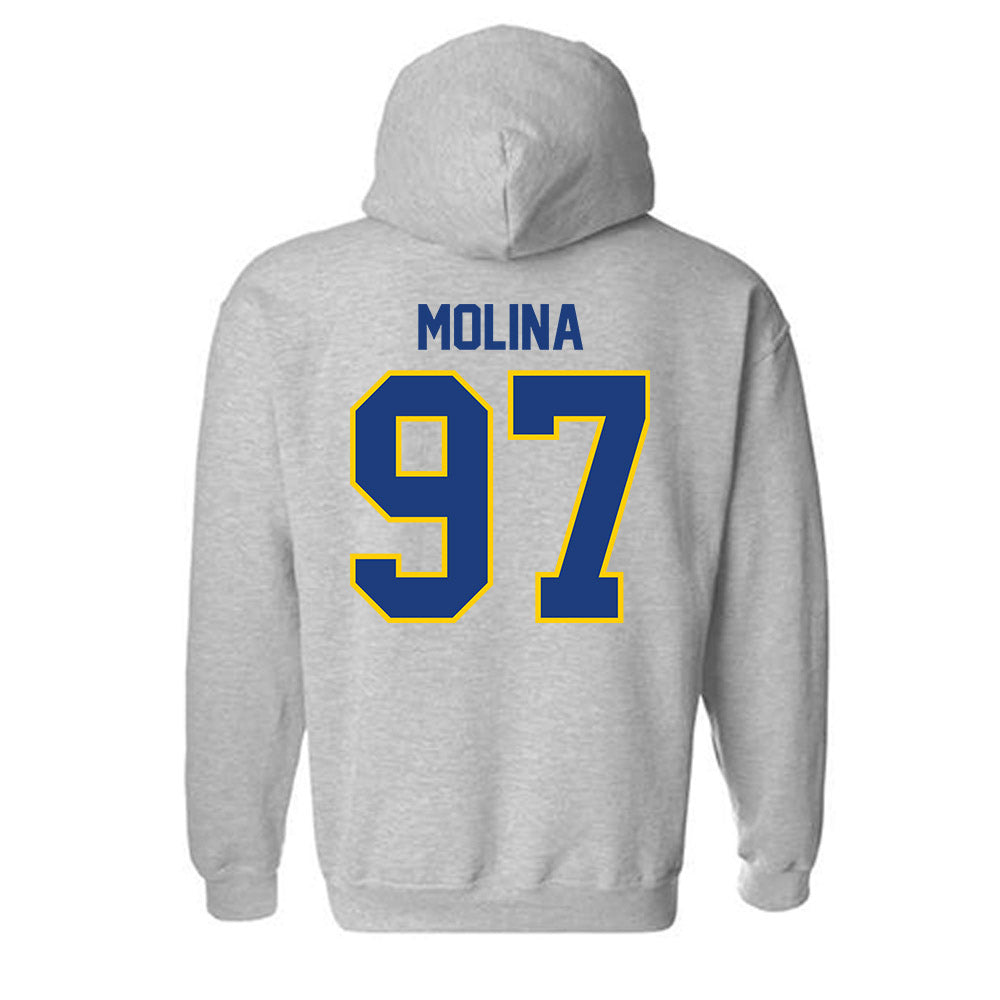 McNeese State - NCAA Football : Jacob Molina - Classic Shersey Hooded Sweatshirt-1