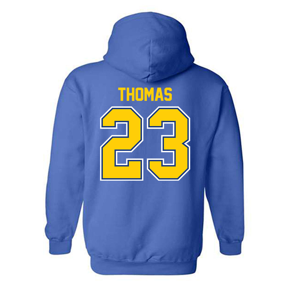 McNeese State - NCAA Football : Peyton Thomas - Classic Shersey Hooded Sweatshirt-1