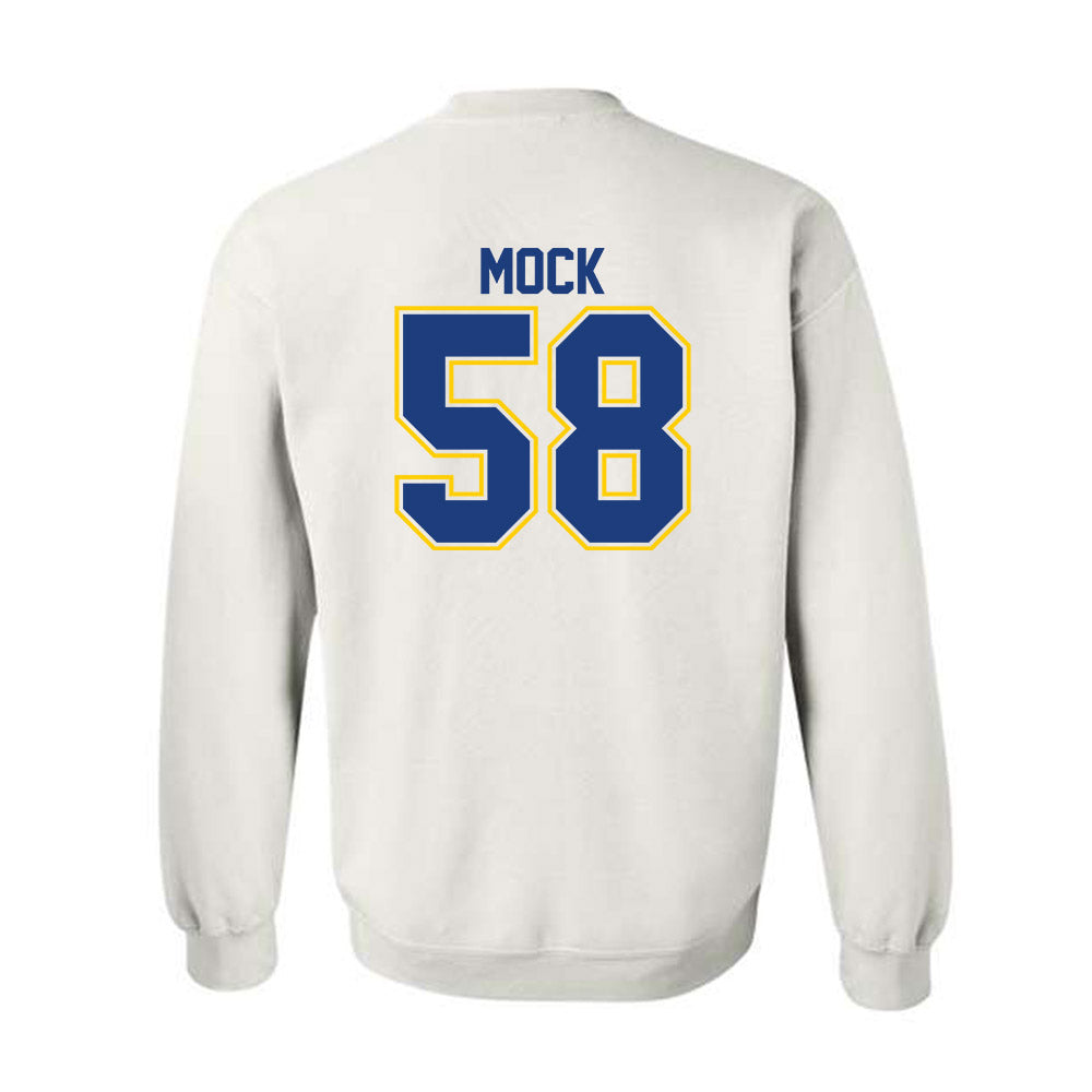McNeese State - NCAA Football : Hudson Mock - Classic Shersey Crewneck Sweatshirt-1