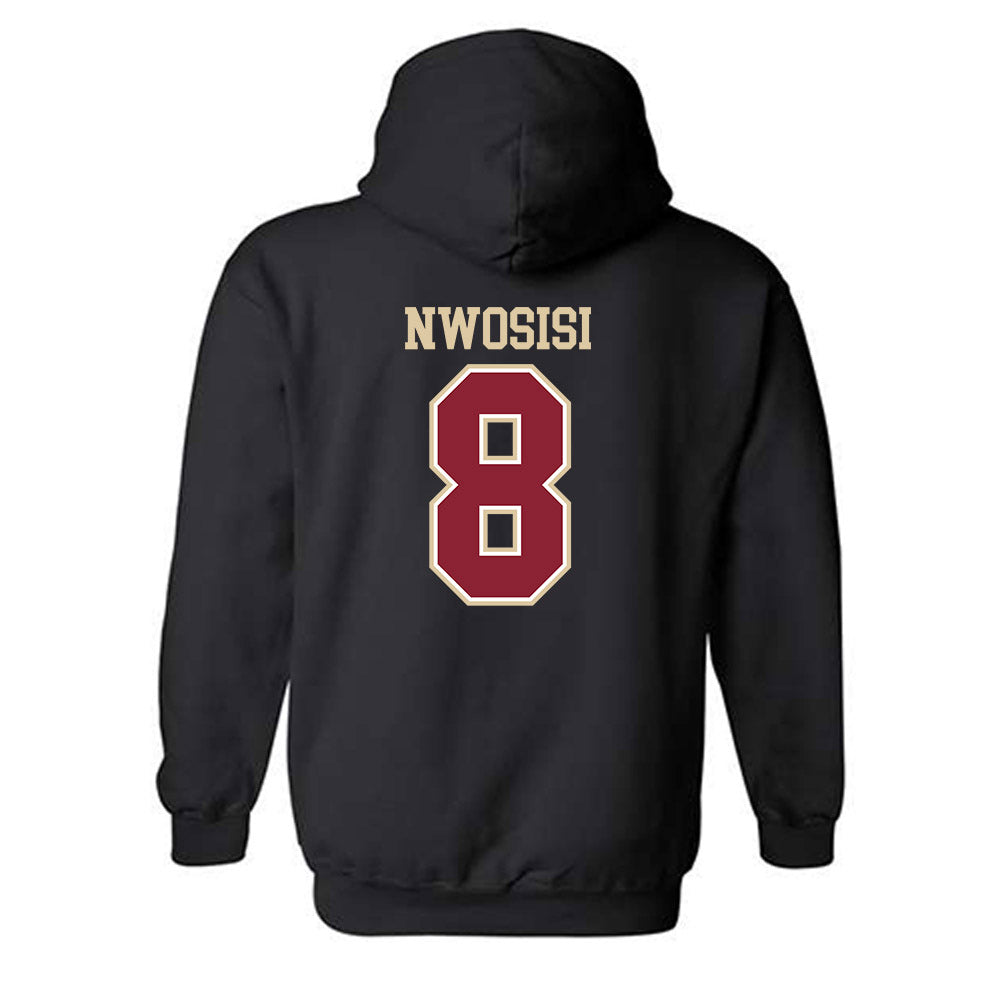 Boston College - NCAA Football : Onye Nwosisi - Classic Shersey Hooded Sweatshirt-1