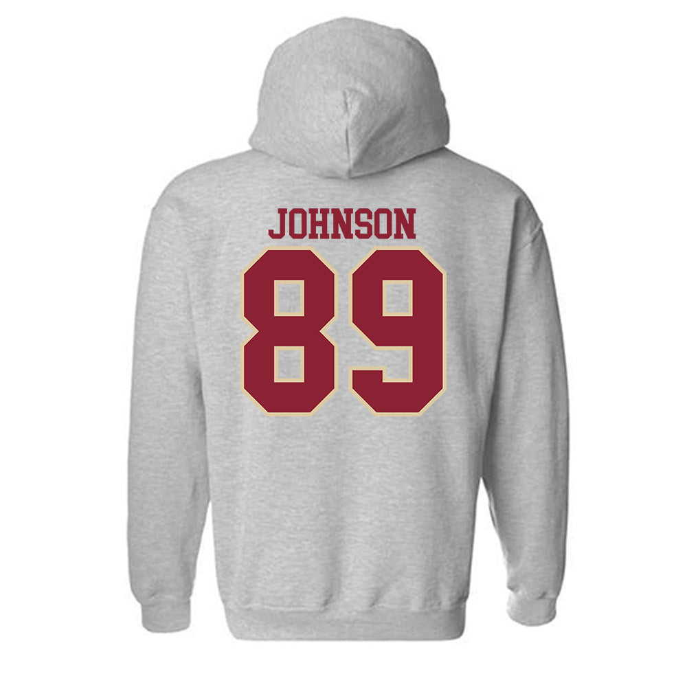Boston College - NCAA Football : DJ Johnson - Classic Shersey Hooded Sweatshirt-3