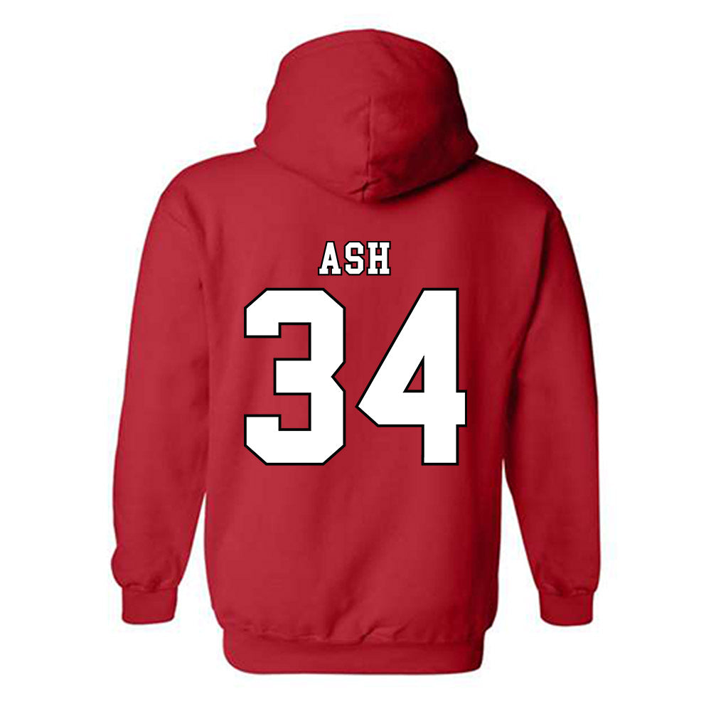 Texas Tech - NCAA Football : Jude Ash - Classic Shersey Hooded Sweatshirt-1