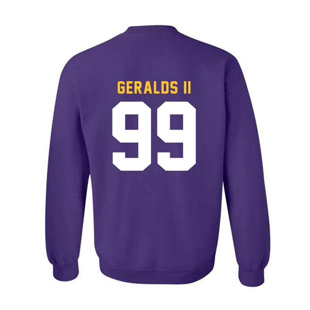 LSU - NCAA Football : Daverin Geralds II - Classic Shersey Crewneck Sweatshirt-1