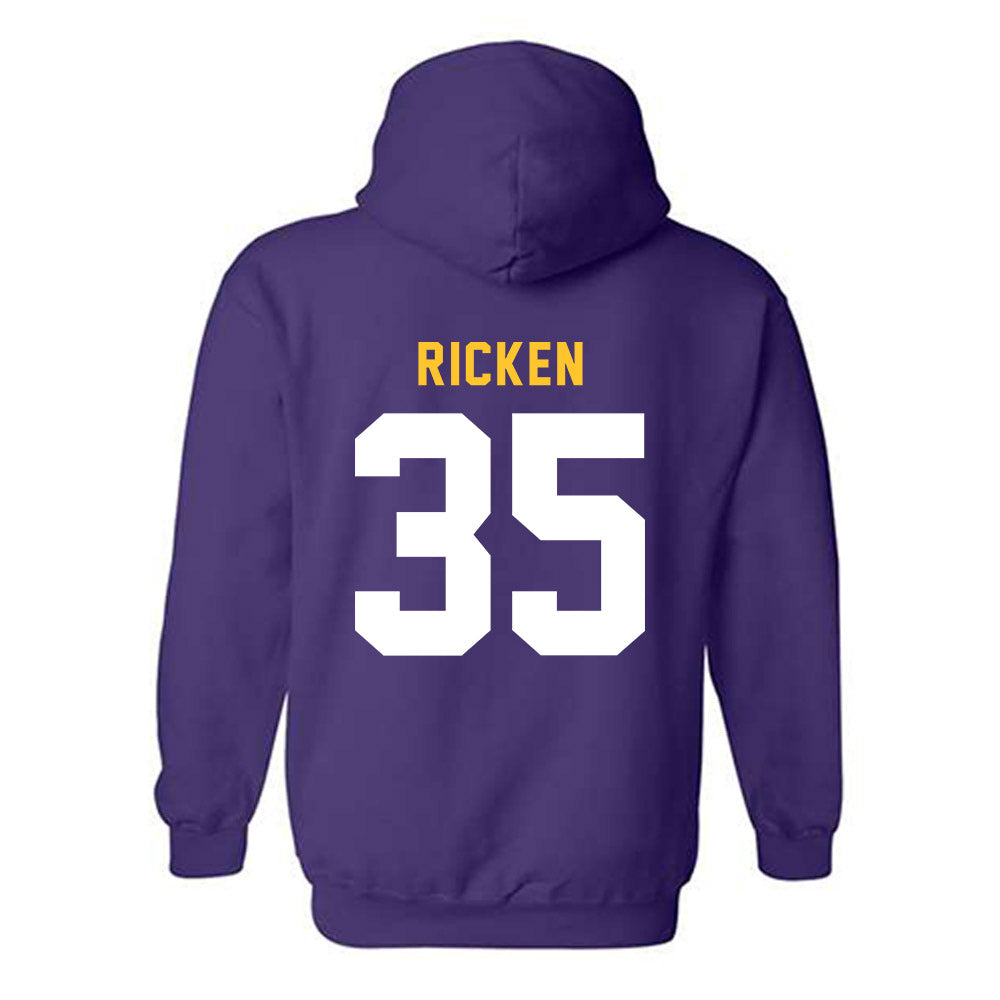 LSU - NCAA Baseball : Reagan Ricken - Classic Shersey Hooded Sweatshirt-1