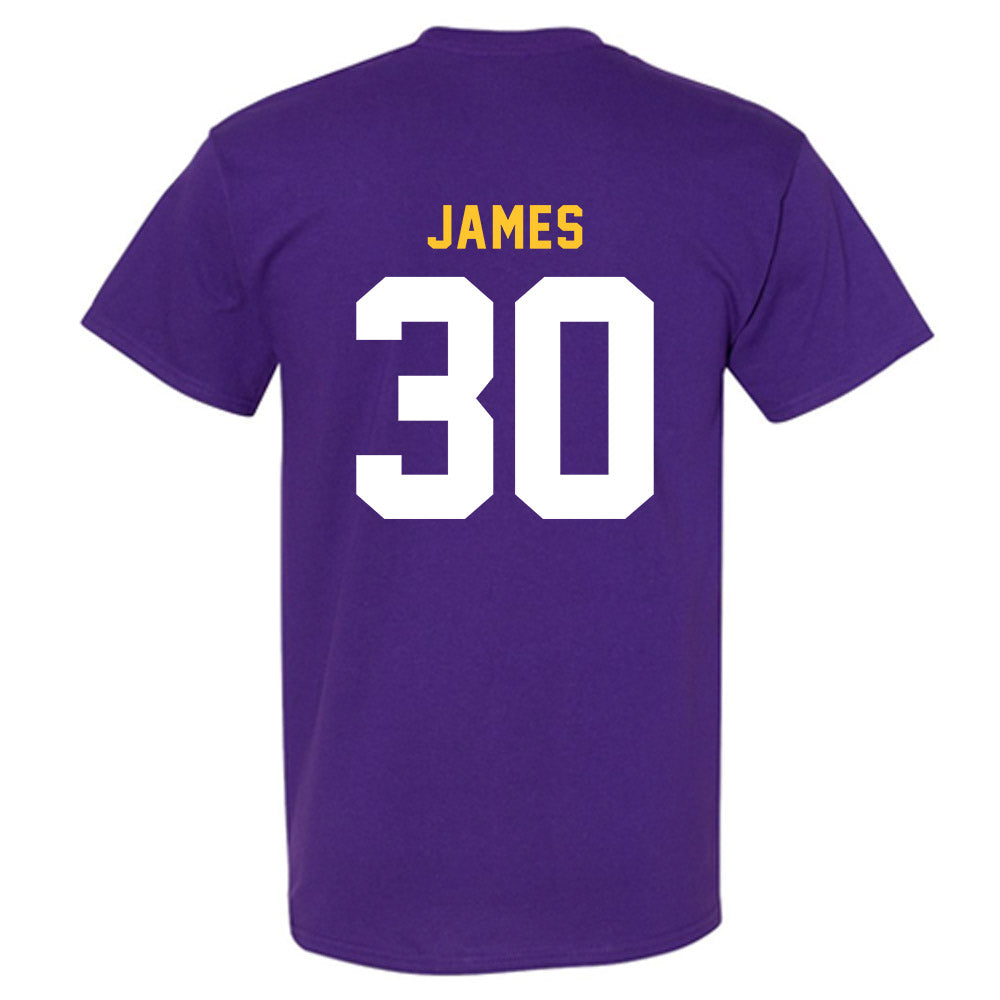 LSU - NCAA Football : Treylan James - Classic Shersey T-Shirt-1