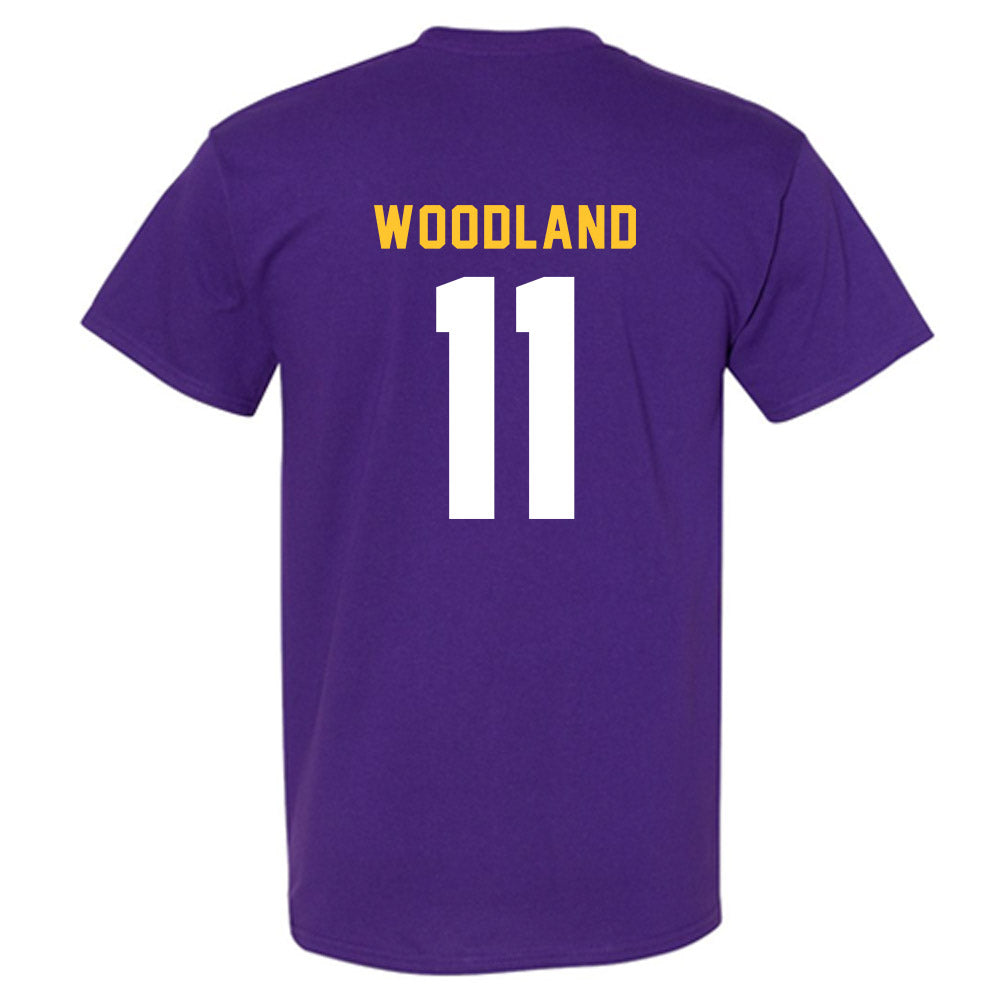 LSU - NCAA Football : PJ Woodland - Classic Shersey T-Shirt-1