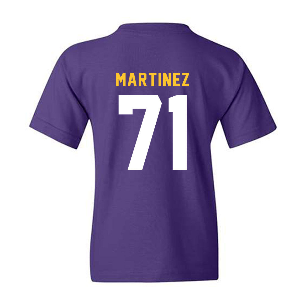 LSU - NCAA Football : Brysten Martinez - Classic Shersey Youth T-Shirt-1