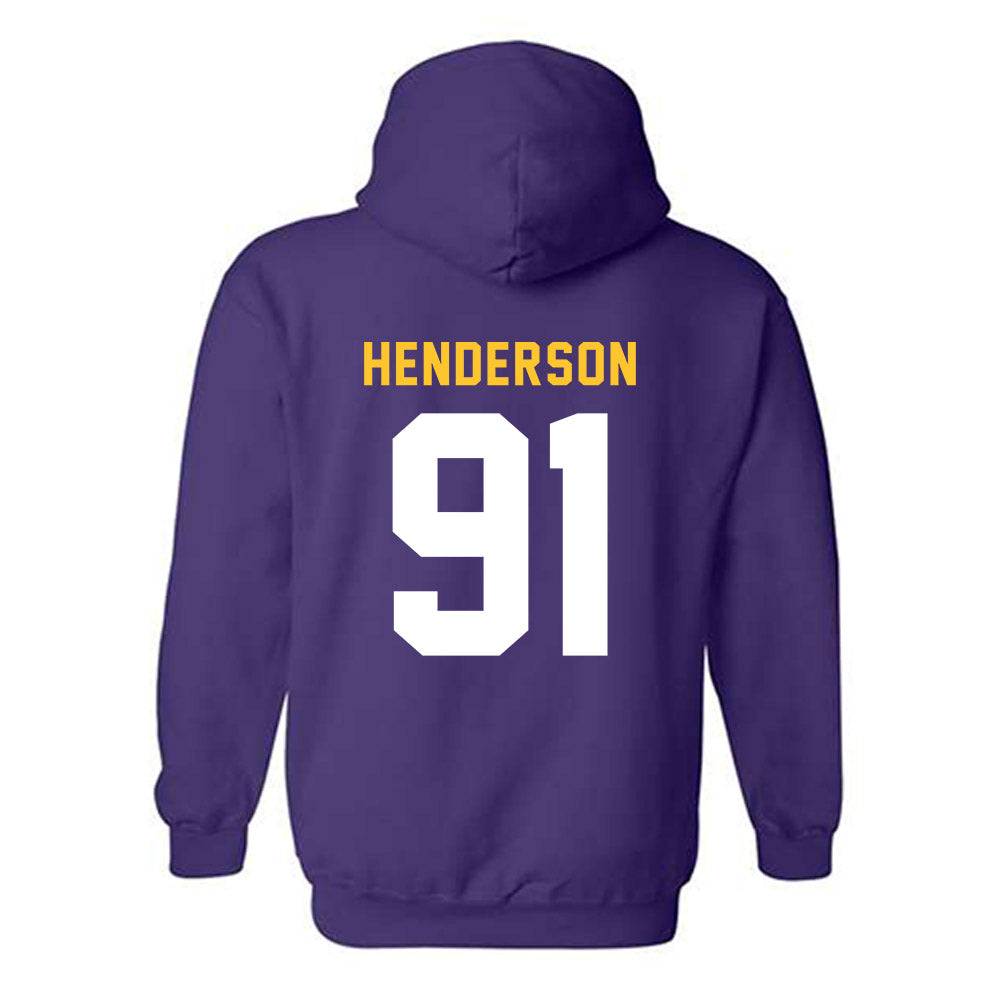 LSU - NCAA Football : Trenton Henderson - Classic Shersey Hooded Sweatshirt-1
