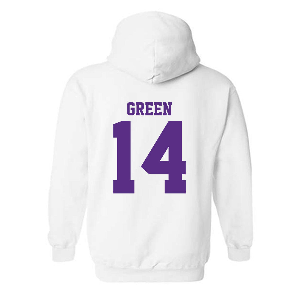 LSU - NCAA Football : Trey'Dez Green - Classic Shersey Hooded Sweatshirt-1