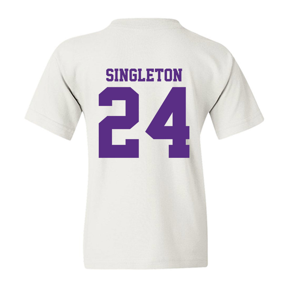 LSU - NCAA Football : Tylen Singleton - Classic Shersey Youth T-Shirt-1