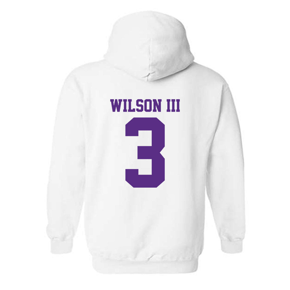 LSU - NCAA Football : Eugene Wilson III - Classic Shersey Hooded Sweatshirt-1