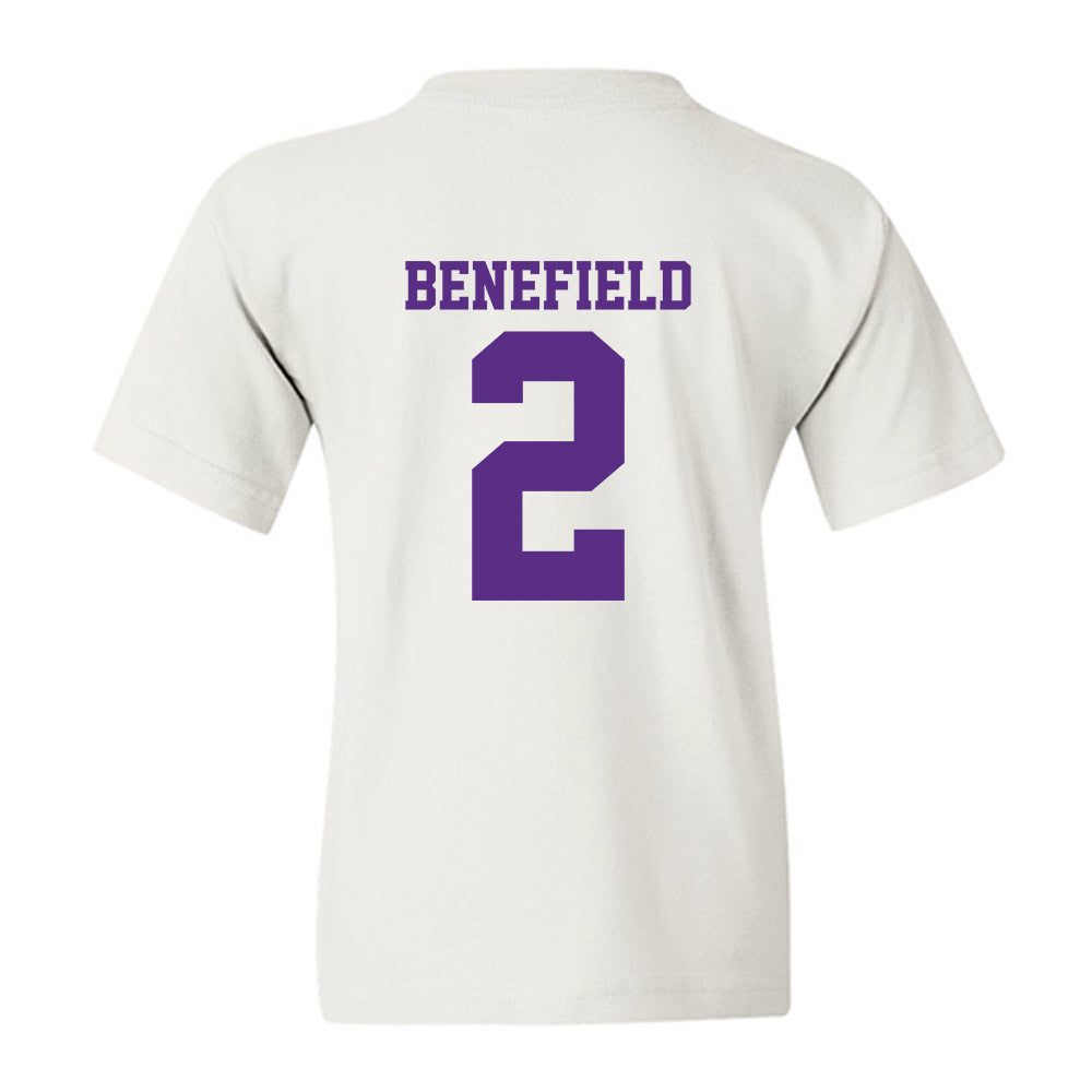LSU - NCAA Football : Ty Benefield - Classic Shersey Youth T-Shirt-1