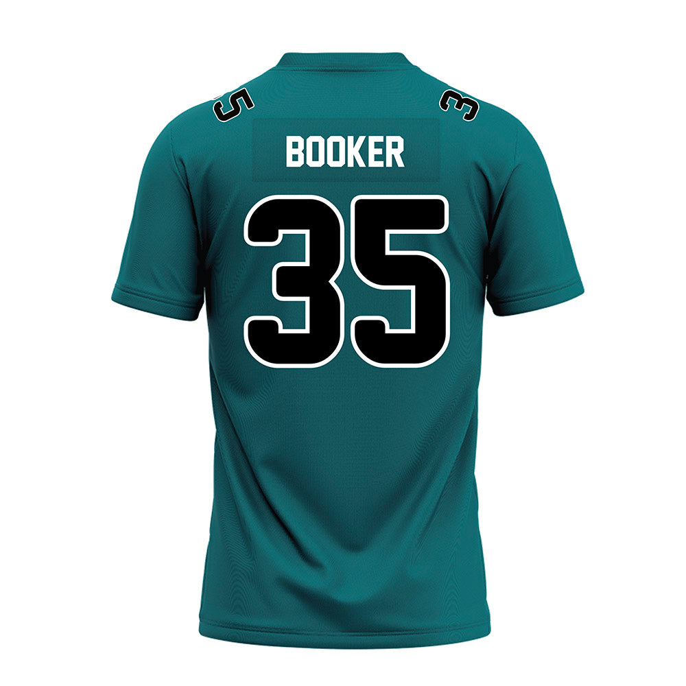 Coastal Carolina - NCAA Football : Xzavier Booker - Teal Premium Football Jersey-1