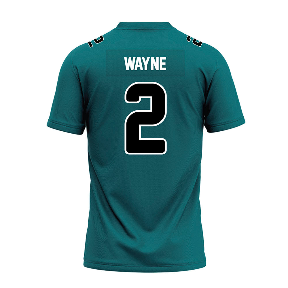 Coastal Carolina - NCAA Football : Jamarion Wayne - Teal Premium Football Jersey-1