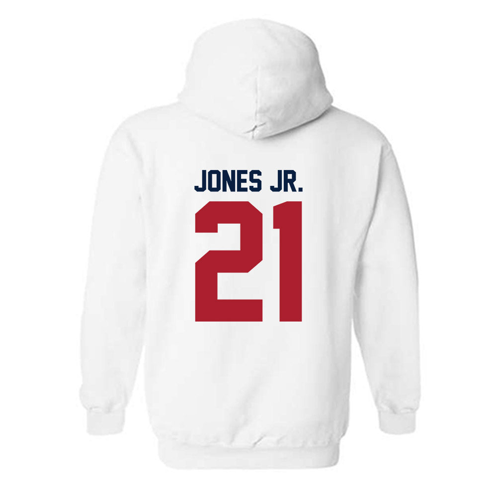 Liberty - NCAA Men's Basketball : Ryan Jones Jr. - Classic Shersey Hooded Sweatshirt-1