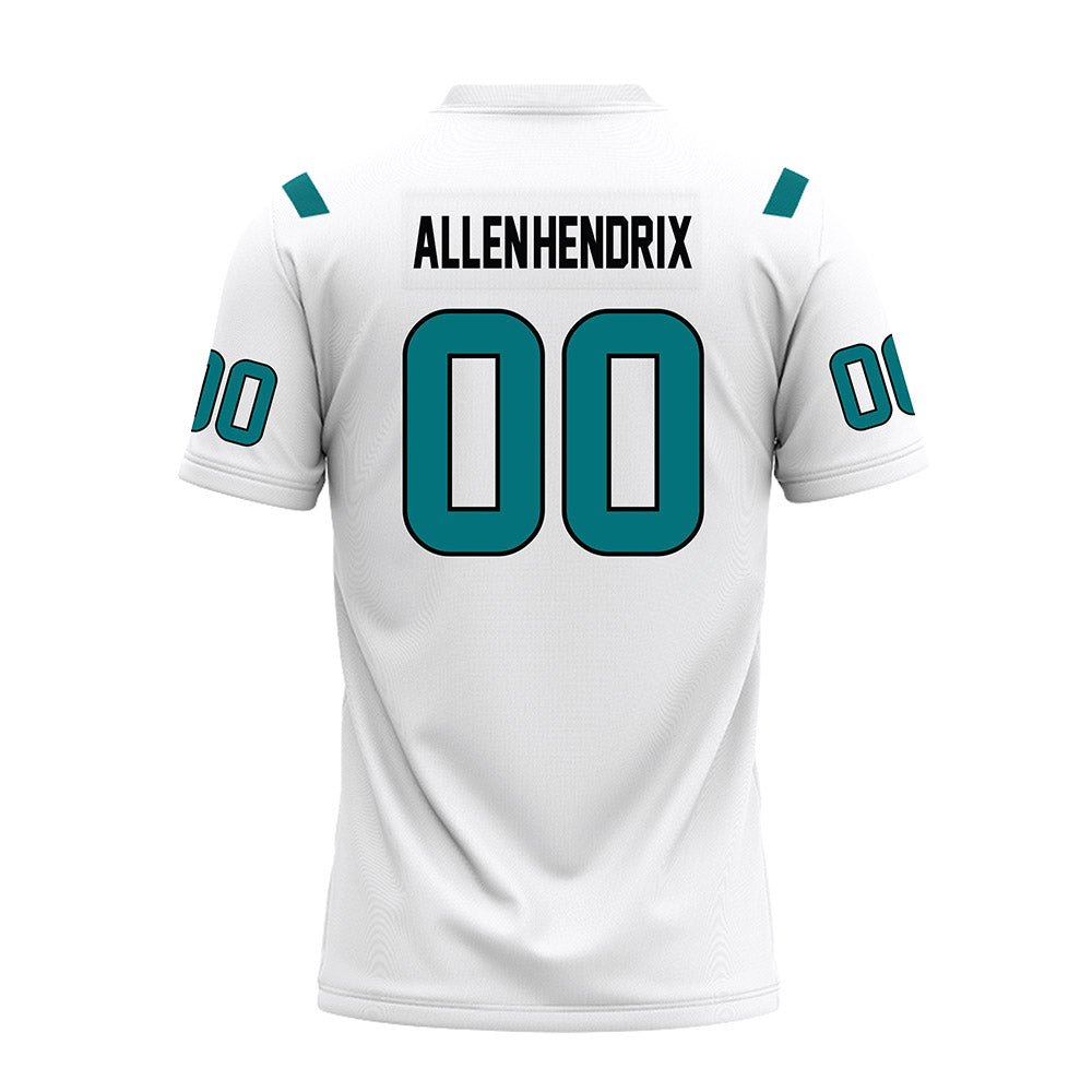 Coastal Carolina - NCAA Football : Jaden Allen-Hendrix - White Premium Football Jersey-1