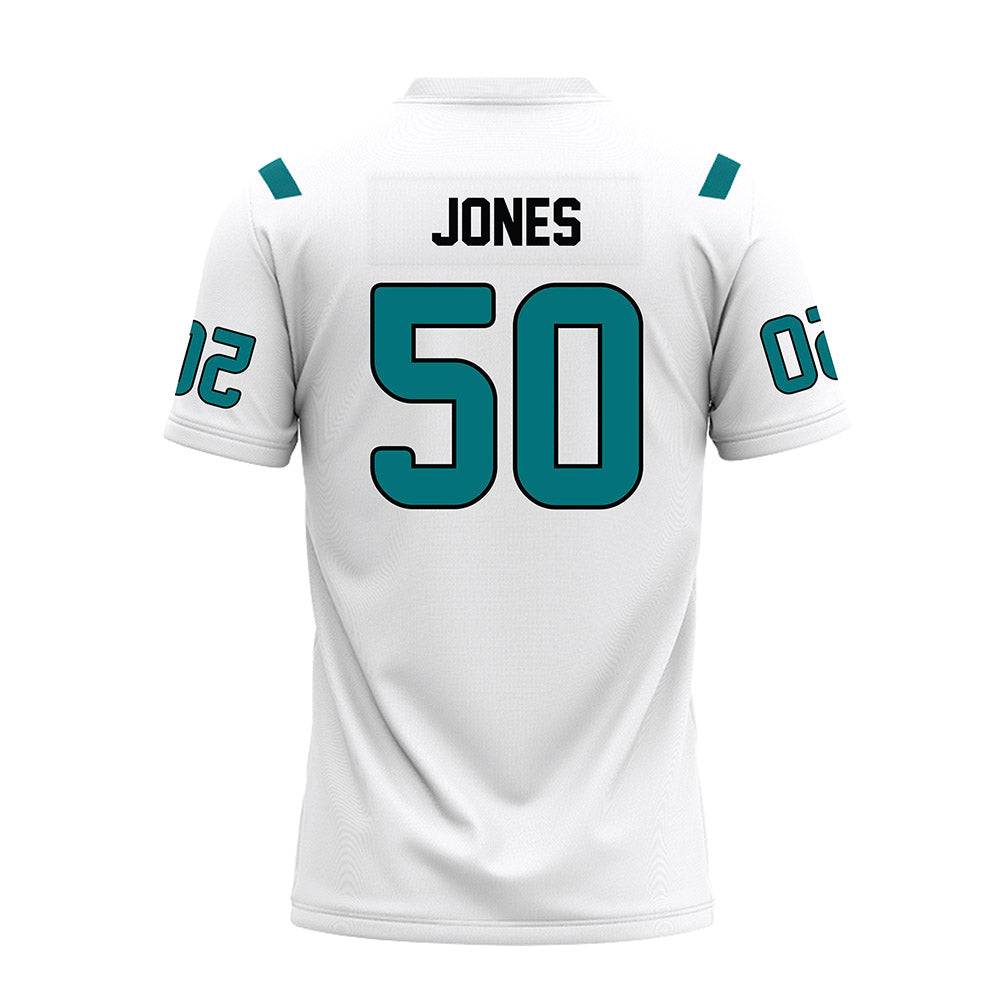 Coastal Carolina - NCAA Football : Nasir Jones - White Premium Football Jersey-1